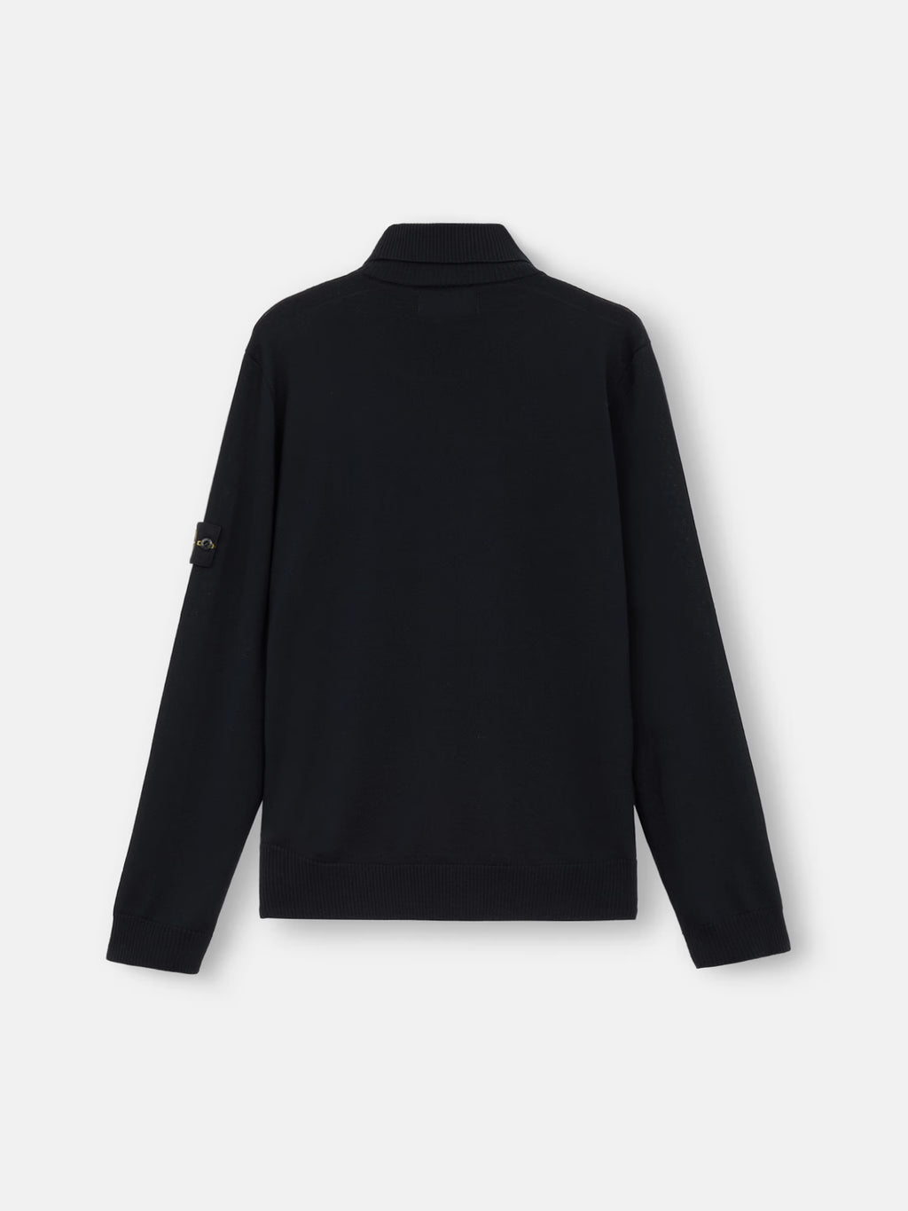 Stone Island Light Pure RWS Wool Turtleneck Jumper in Navy