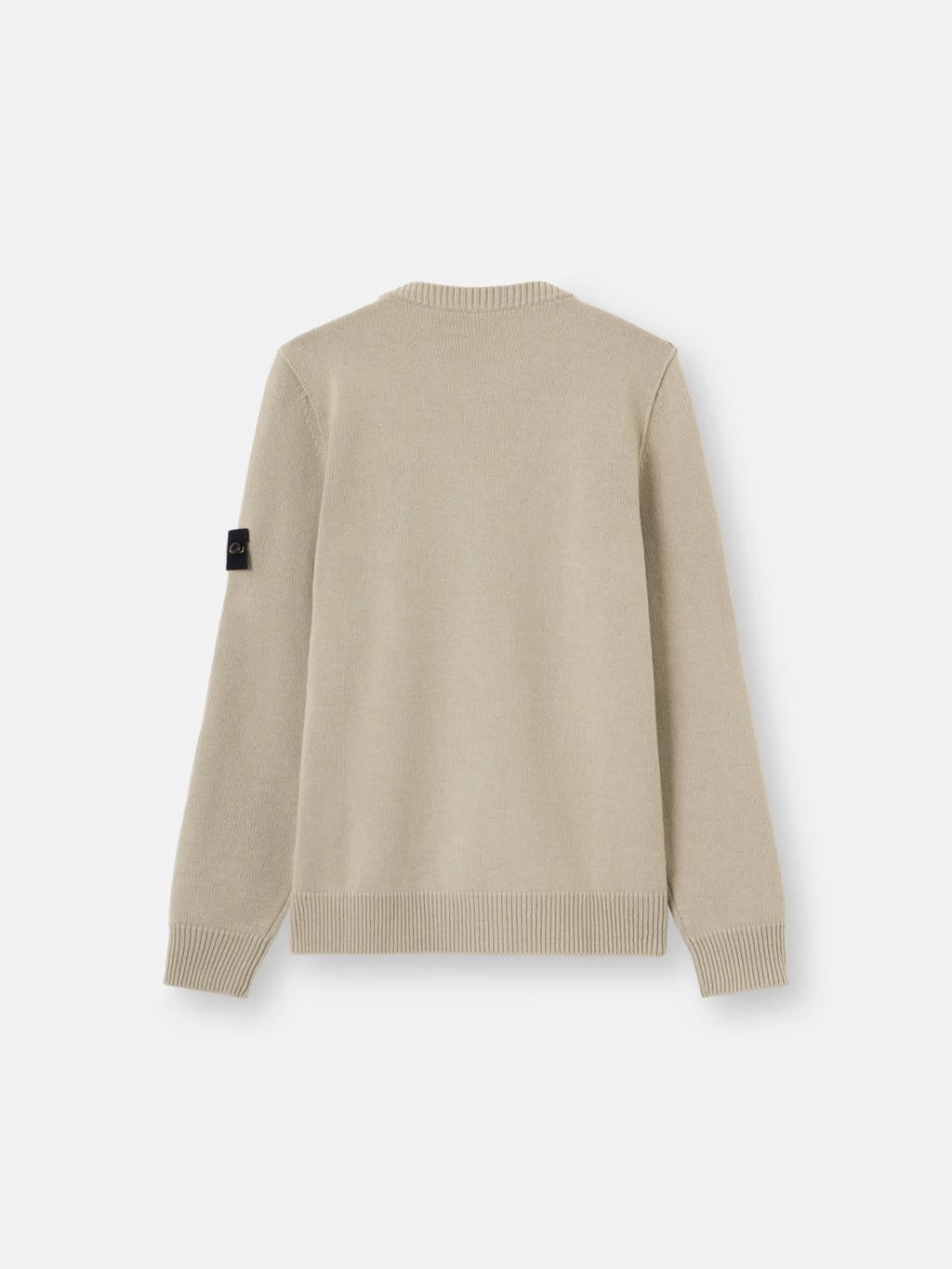 Stone Island Lambswool Crewneck Jumper in Sand