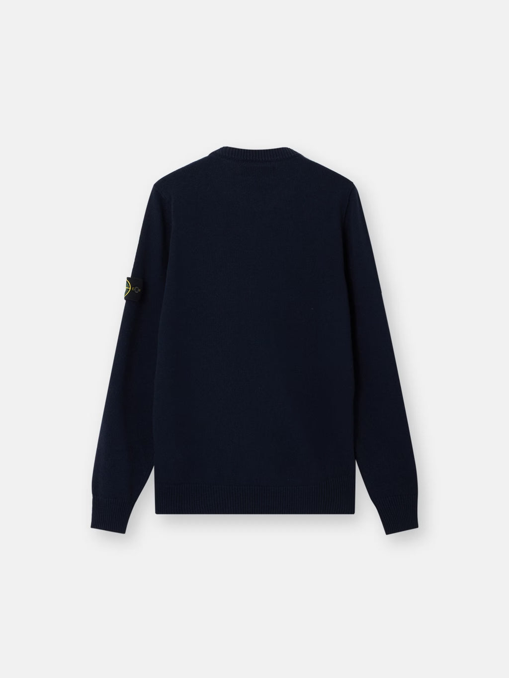Stone Island Lambswool Crewneck Jumper in Navy