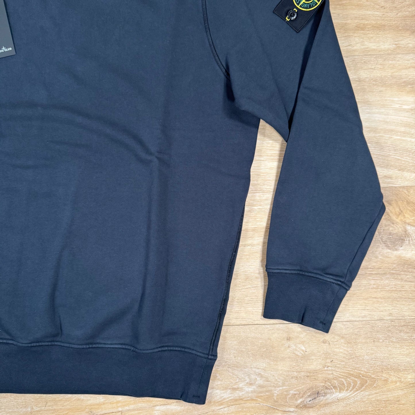 Stone Island Crewneck Fleece Sweatshirt in Navy