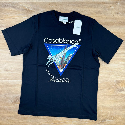 Casablanca Aiiiiir T-Shirt in Navy