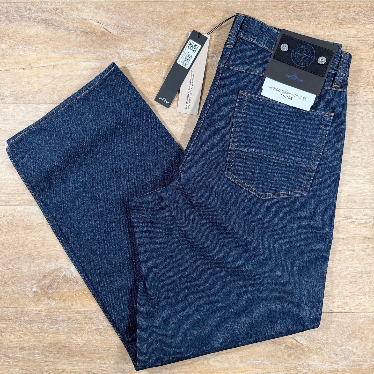 Stone Island Indigo Denim Jeans - Loose