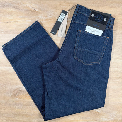 Stone Island Indigo Denim Jeans - Loose