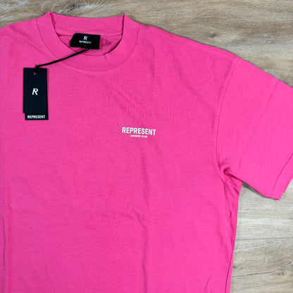 Represent Owners Club T-Shirt in Bubblegum Pink