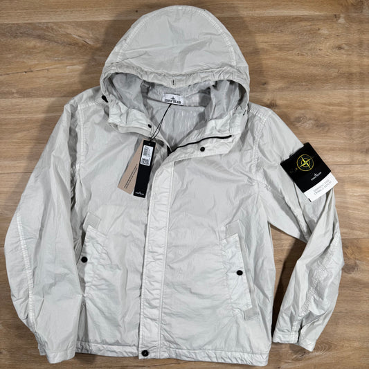 Stone Island Crinkle Reps R-NY Jacket in Sky Blue