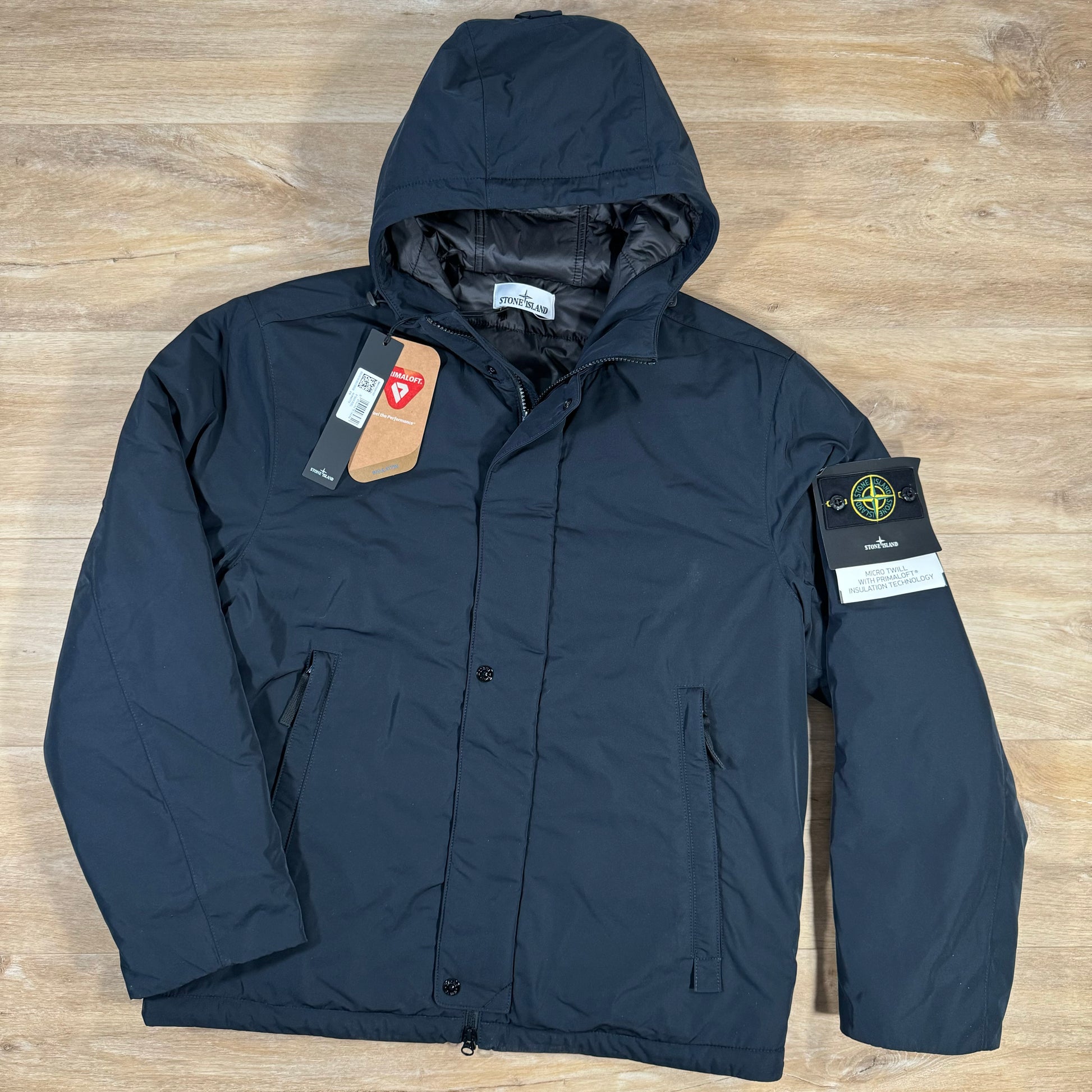 Stone Island Polyester Micro Twill Jacket in Navy – Label Menswear