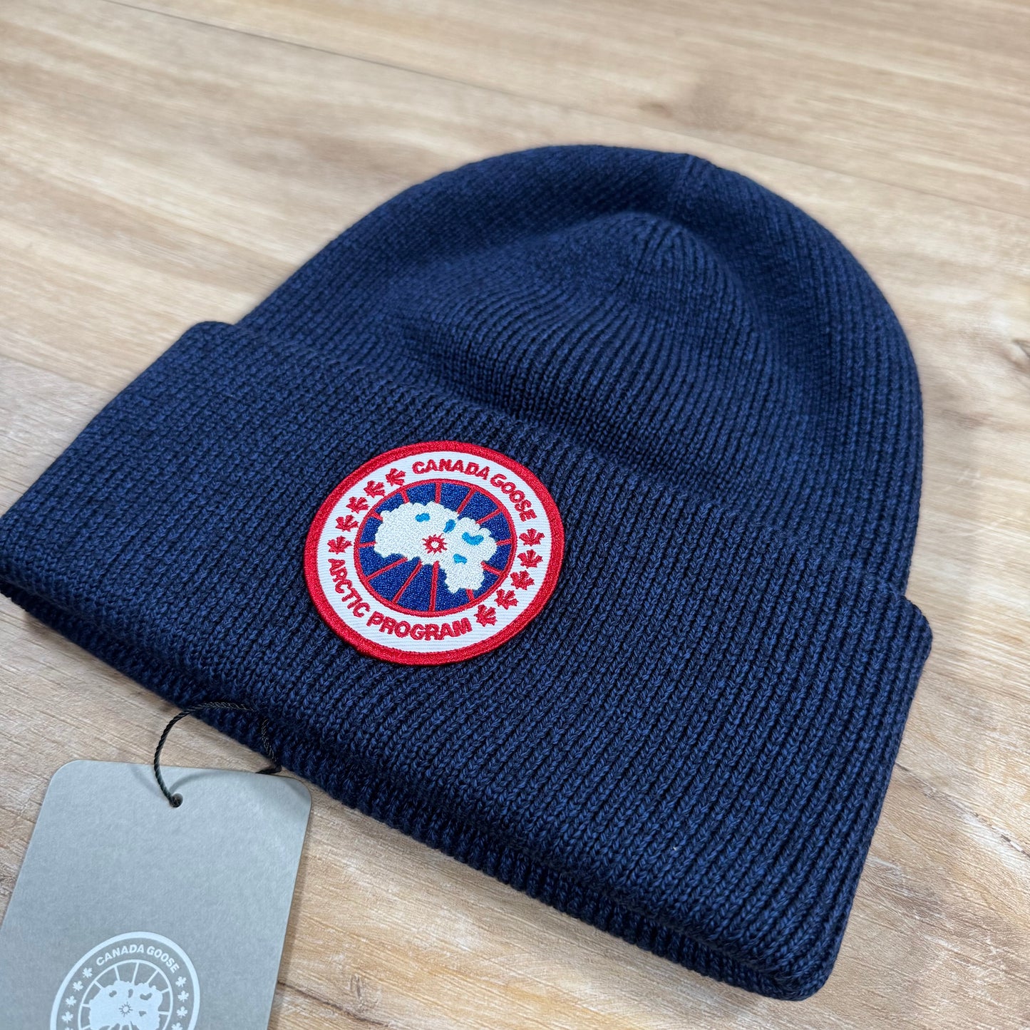 Canada Goose Arctic Disc Toque Beanie in Navy