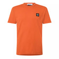 Stone Island Compass Patch T-Shirt in Burnt Orange