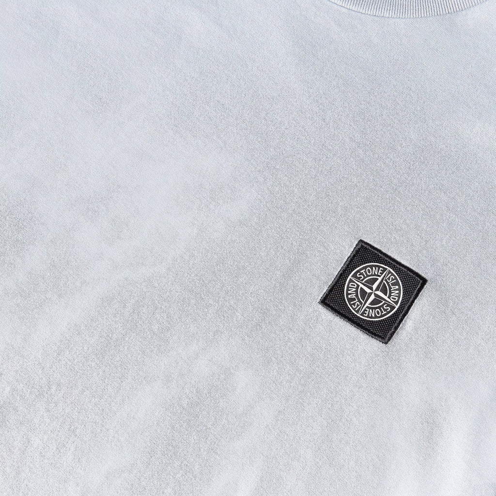Stone Island Compass Patch T-Shirt in Ash Grey