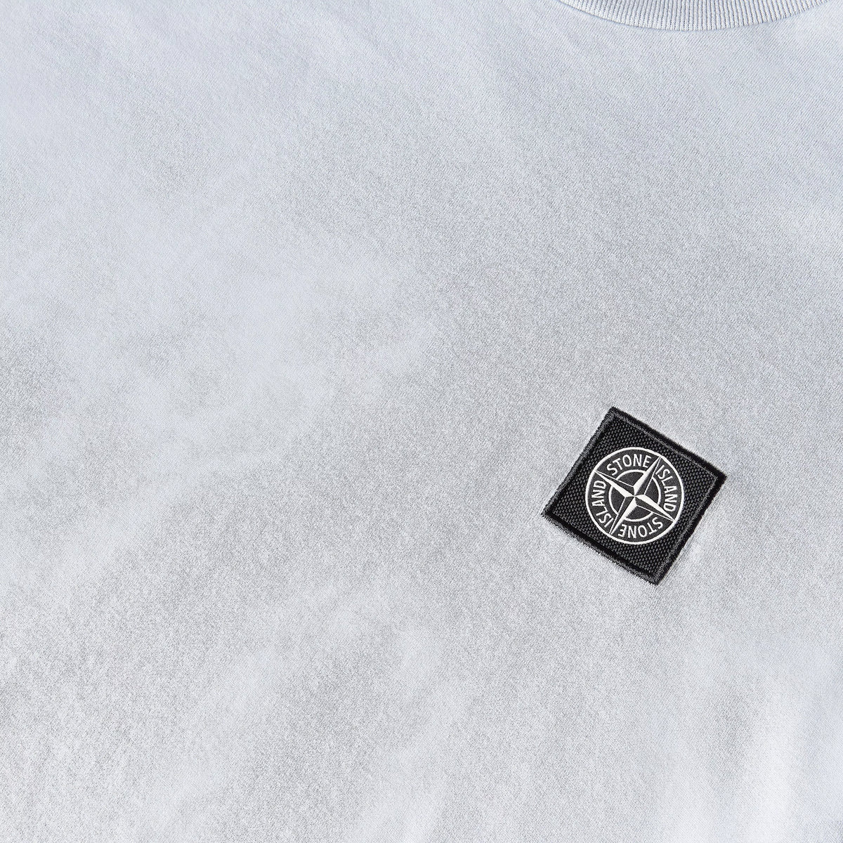 Stone Island Compass Patch T-Shirt in Ash Grey