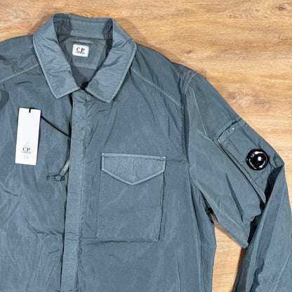 C.P. Company Chrome-R Lens Overshirt in Stormy Weather - Blue