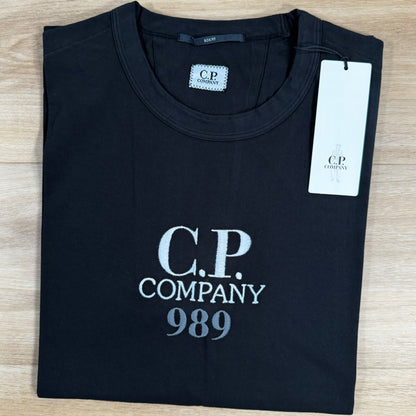 C.P Company Boxy Logo T-Shirt in Black