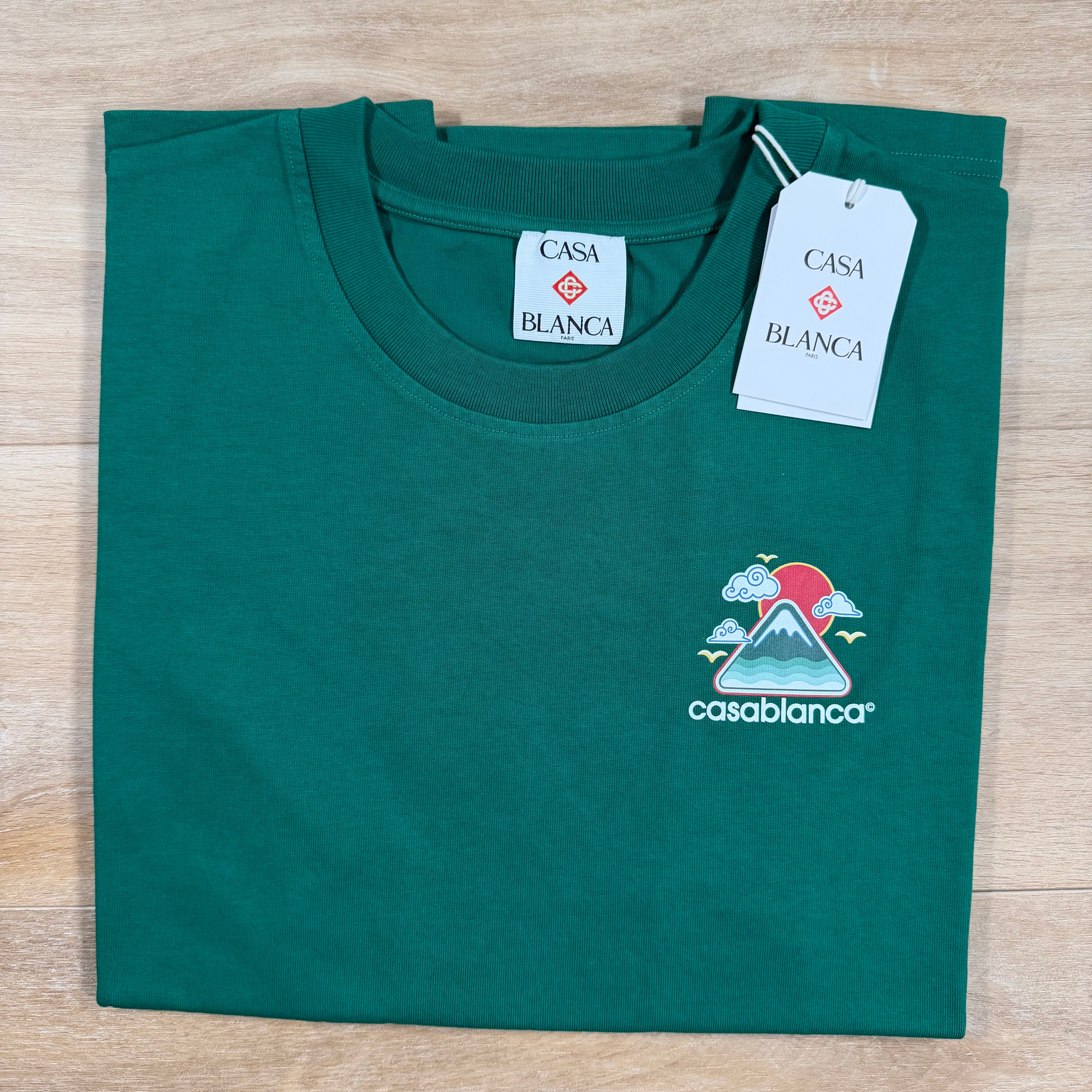 Casablanca Montagne Ondulee T-Shirt in Green