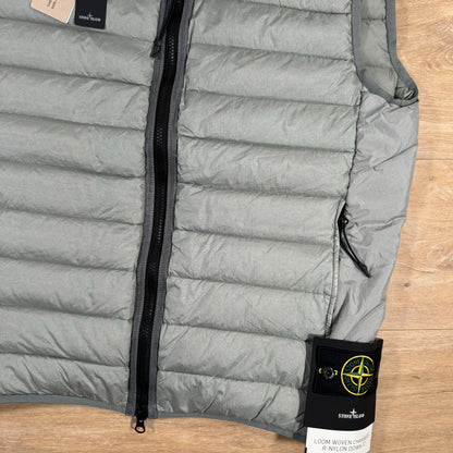 Stone Island Nylon Down-TC Light Vest in Grey