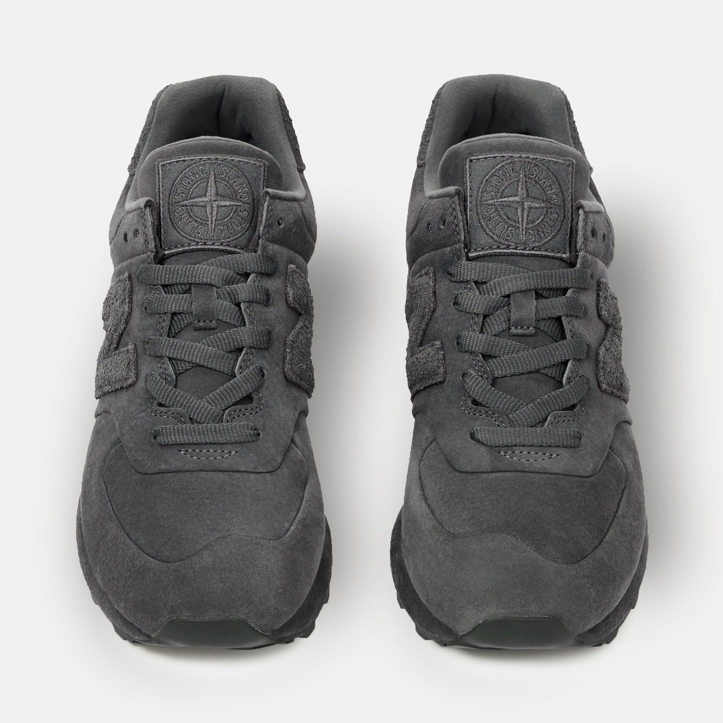 Stone Island x New Balance 574 Ghost Trainers in Dark Grey