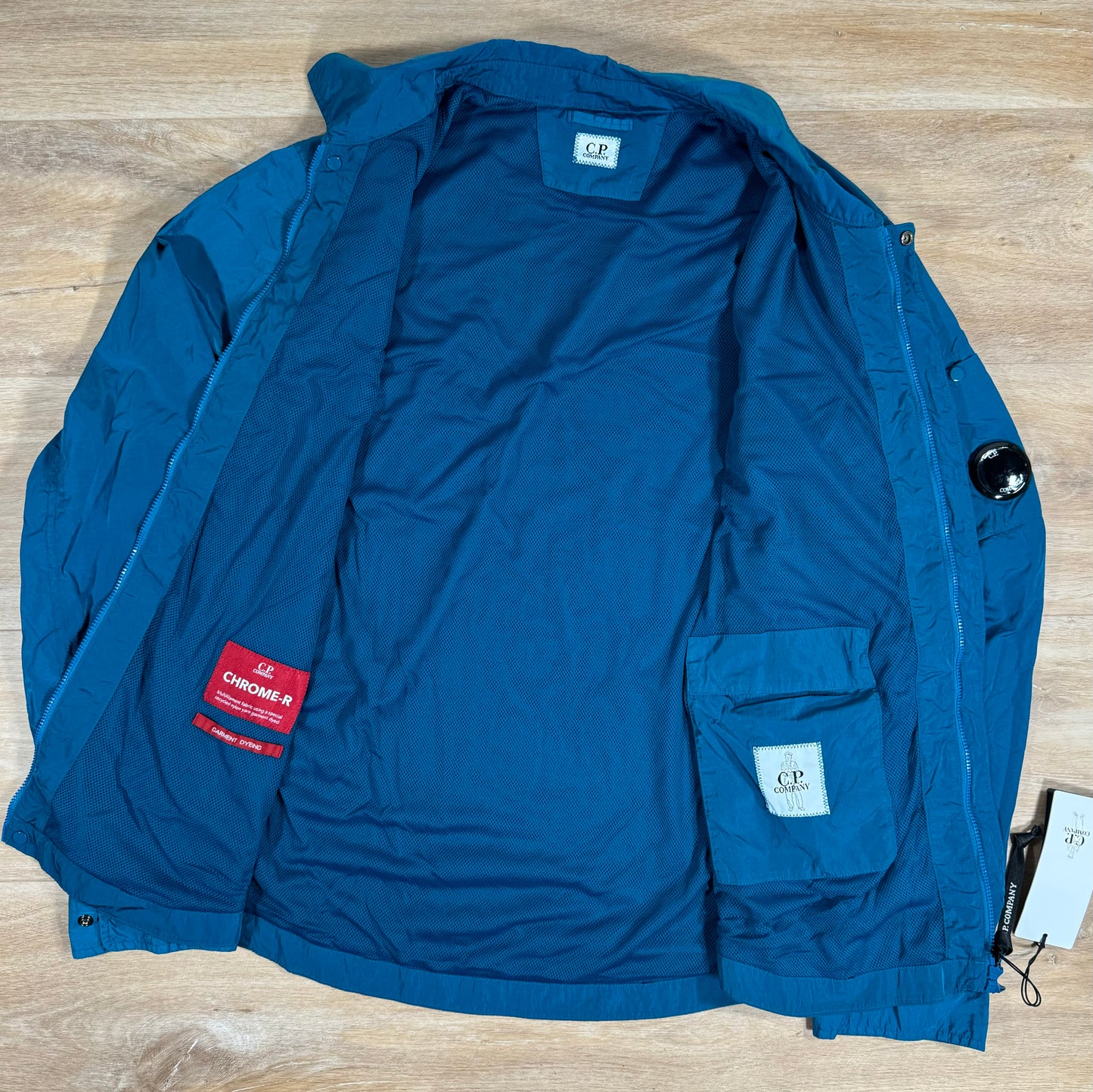 C.P. Company Chrome Lens Overshirt in Ink Blue