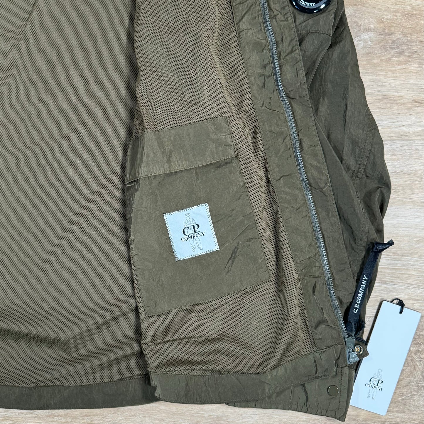 C.P. Company Chrome Lens Overshirt in Ivy Green