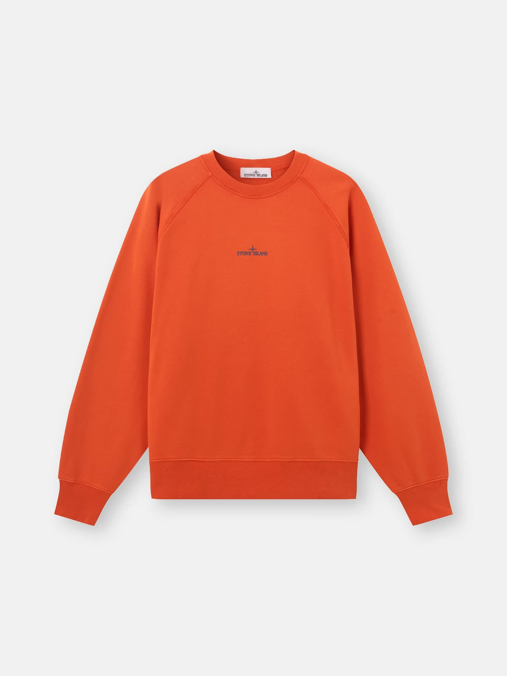 Stone Island Oversized-Fit Crewneck 'Desert Print' Sweatshirt in Burnt Orange