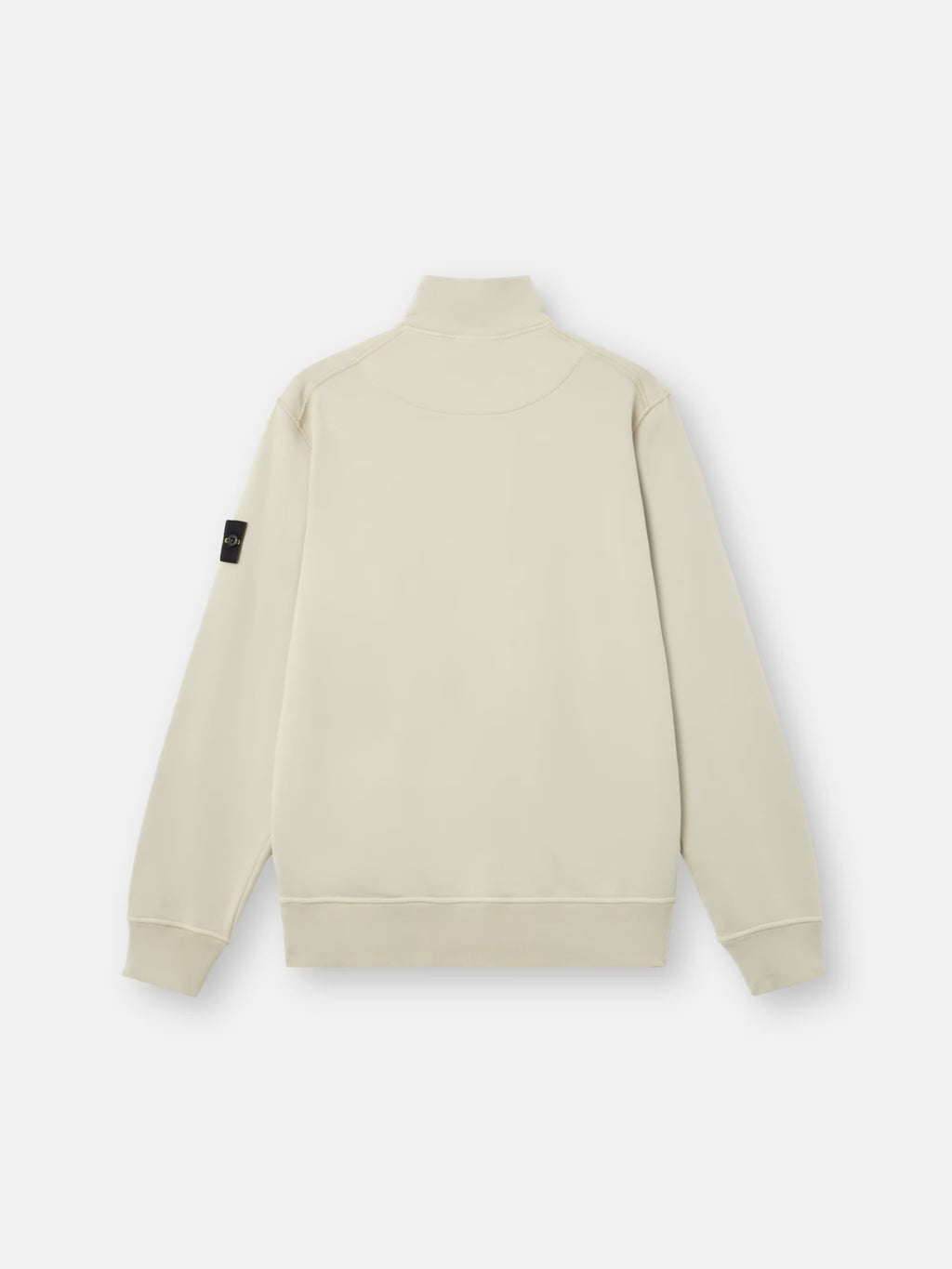 Stone Island Organic Cotton Fleece Track Jacket in Sand