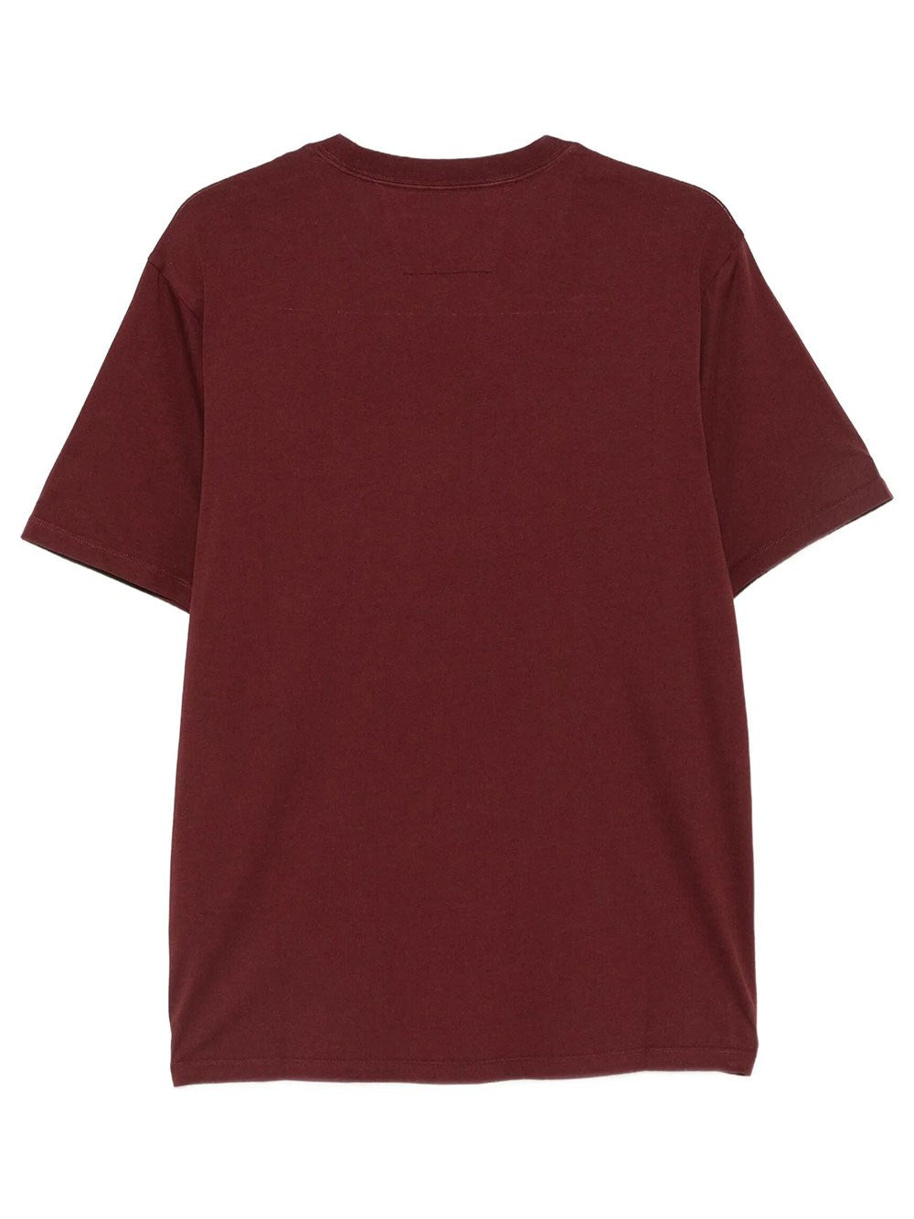C.P. Company 30/1 Jersey Logo Patch T-Shirt in Andorra - Red