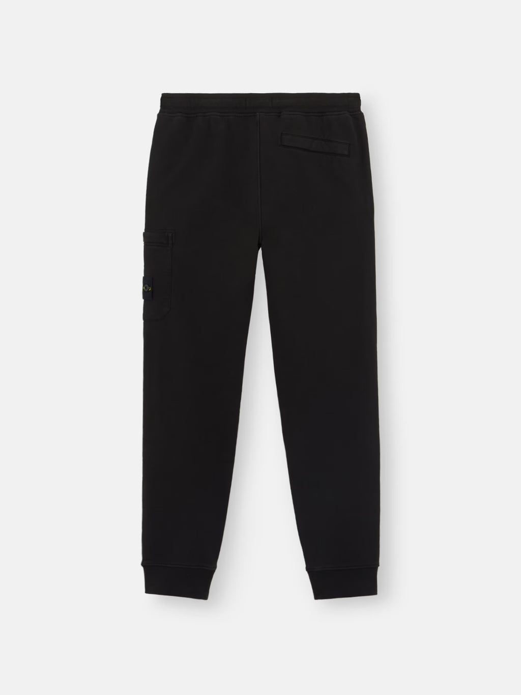 Stone Island Organic Cotton Fleece Slim-Fit Joggers in Black