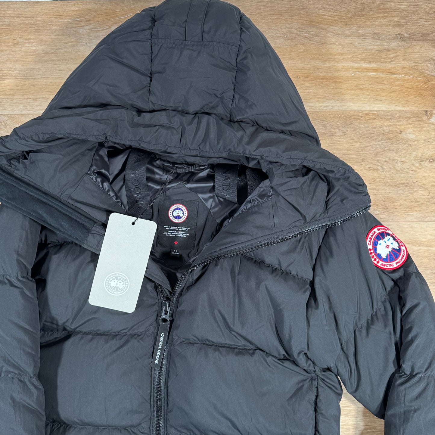 Canada Goose Lawrence Puffer Jacket in Black