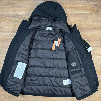 Stone Island Polyester Micro Twill Jacket in Black