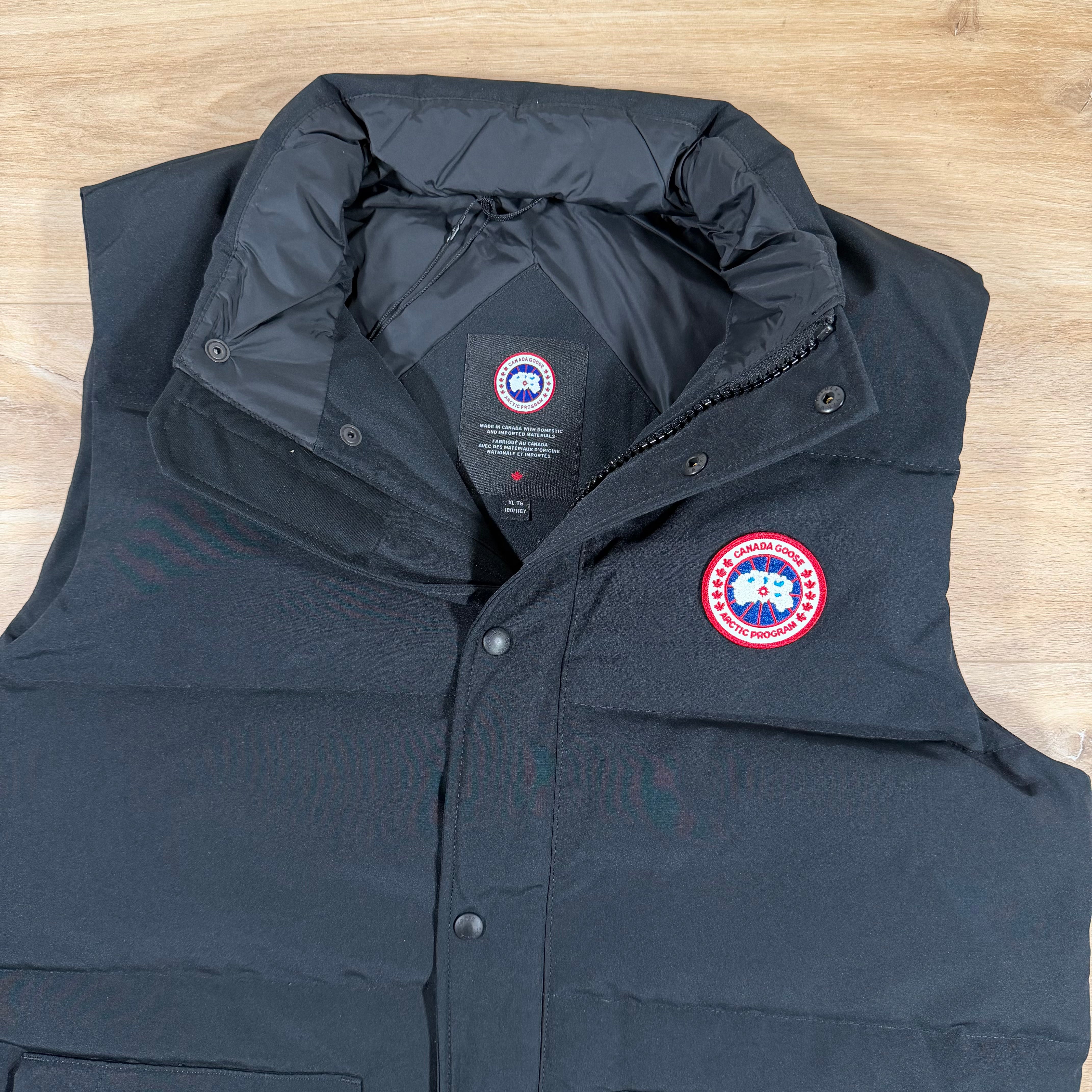 Canada Goose Freestyle Crew Vest in Black – Label Menswear