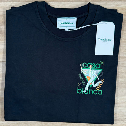 Casablanca Le Jeu T-Shirt in Black