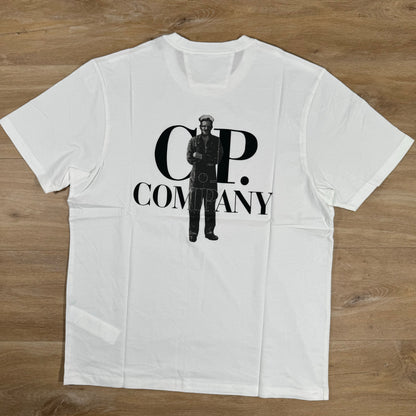 C.P. Company Bold British Sailor T-Shirt in White