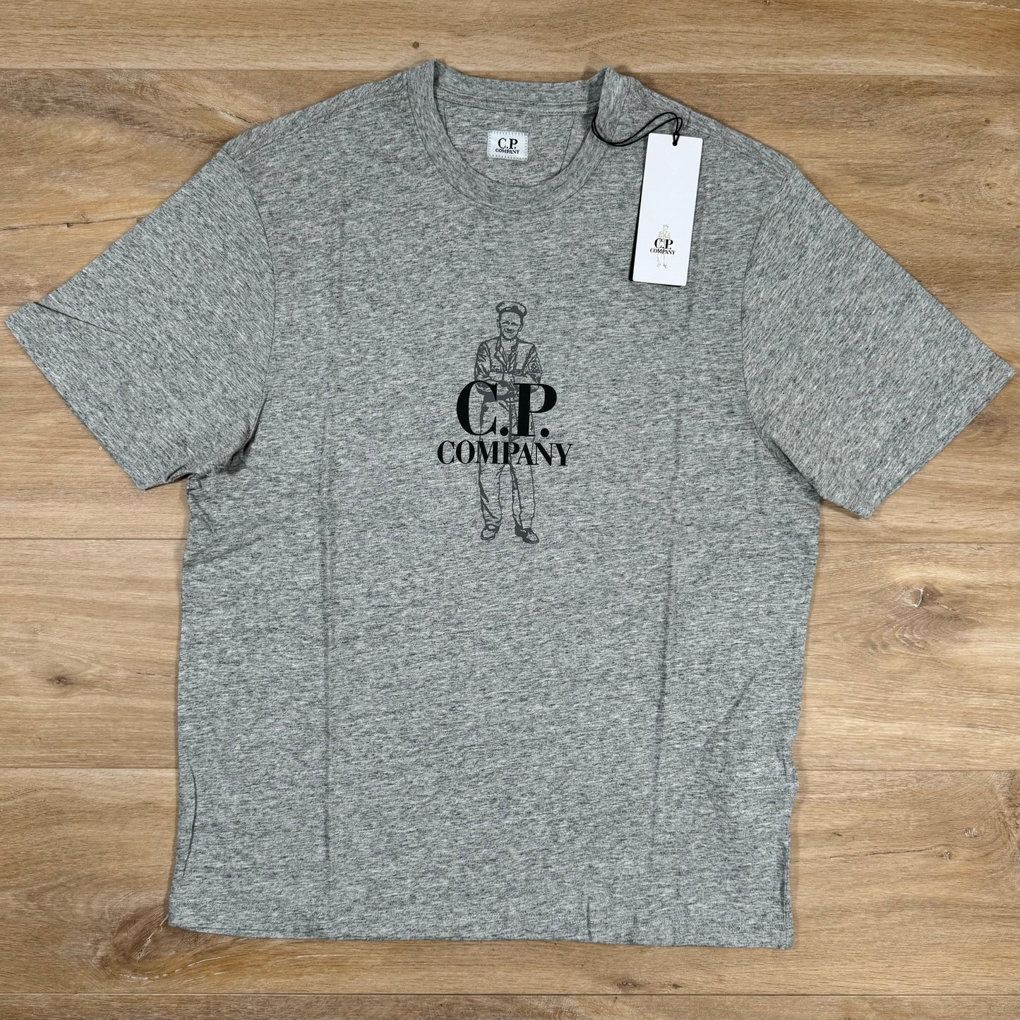 C.P. Company British Sailor T-Shirt in Grey