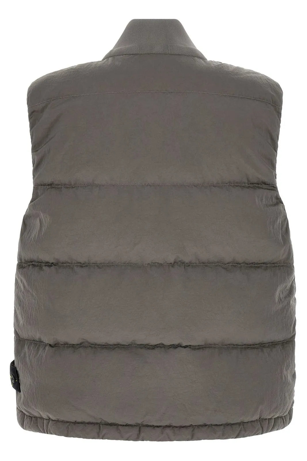Stone Island Nylon Metal Bomber Collar Down Vest in Grey