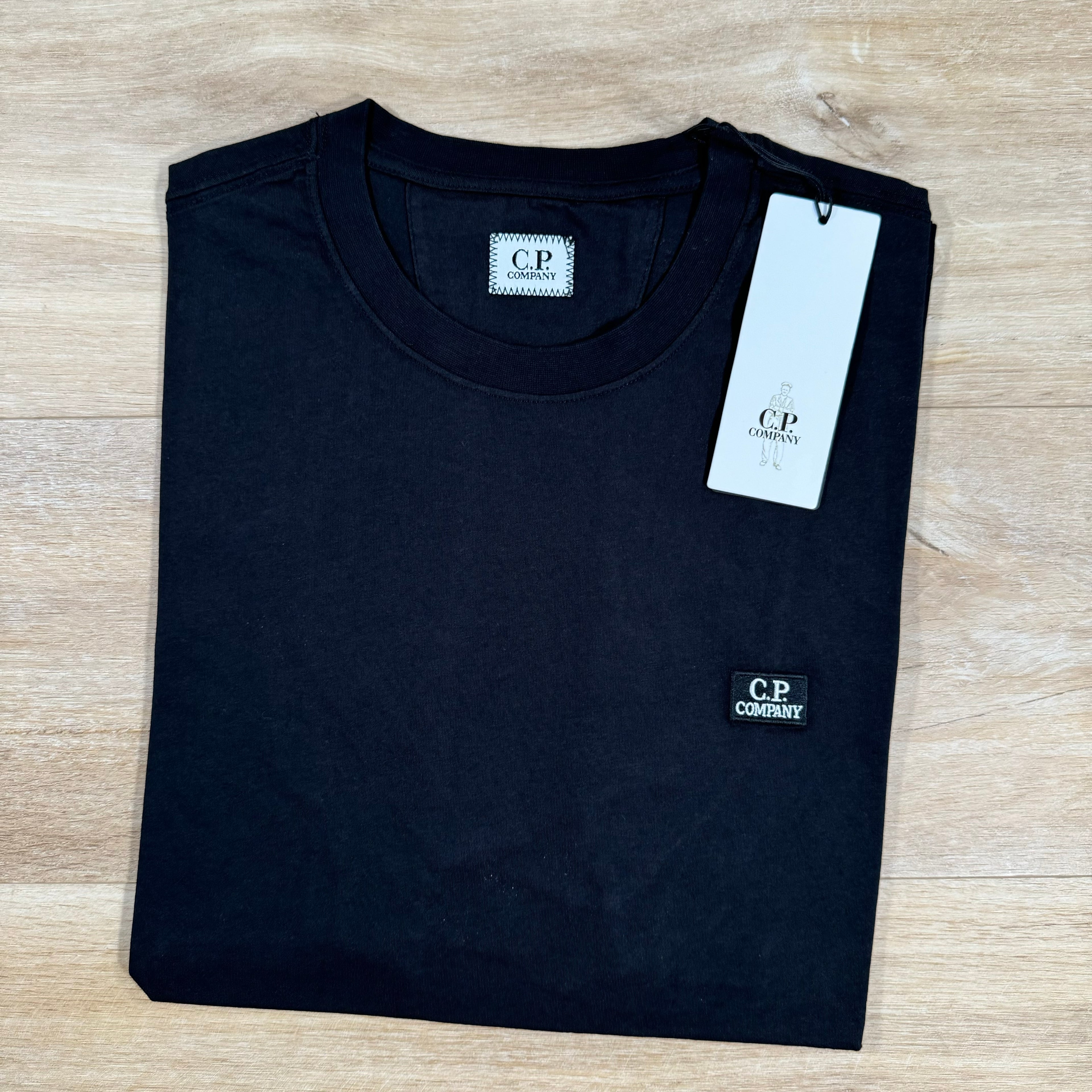 C.P. Company Logo Patch T-Shirt in Black