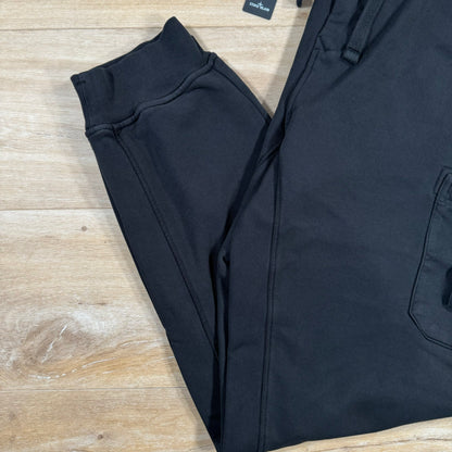 Stone Island Regular Fit Cargo Sweatpants in Black