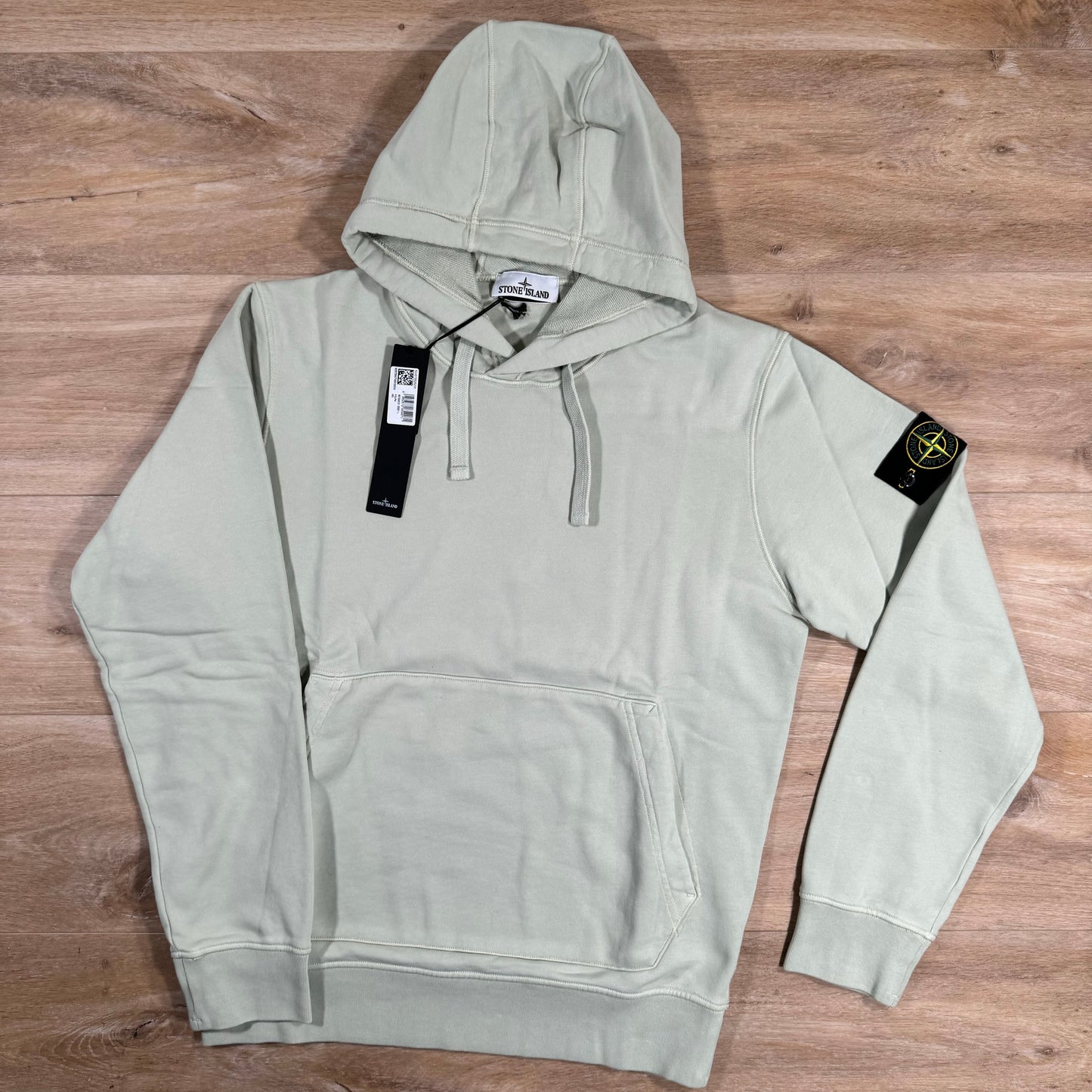 Stone Island Pullover Hoodie in Pistachio