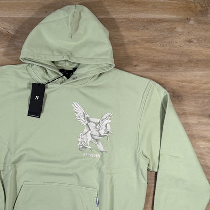 Represent Elegance In Motion Hoodie in Matcha