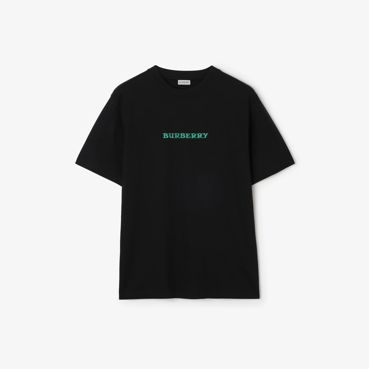 Burberry Heritage Logo Cotton T-Shirt in Black – Label Menswear