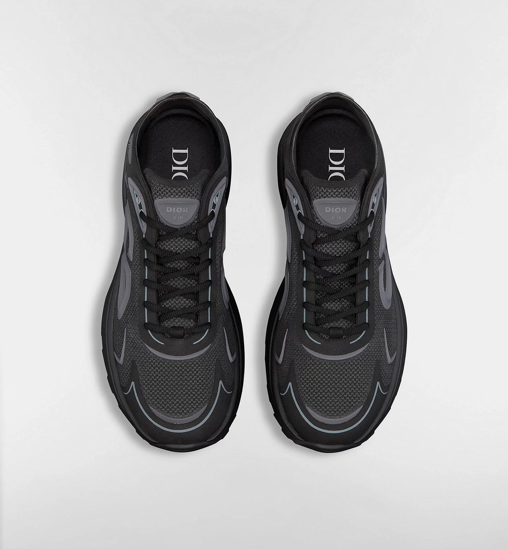 Dior B30 Countdown Tech Sneaker in Black