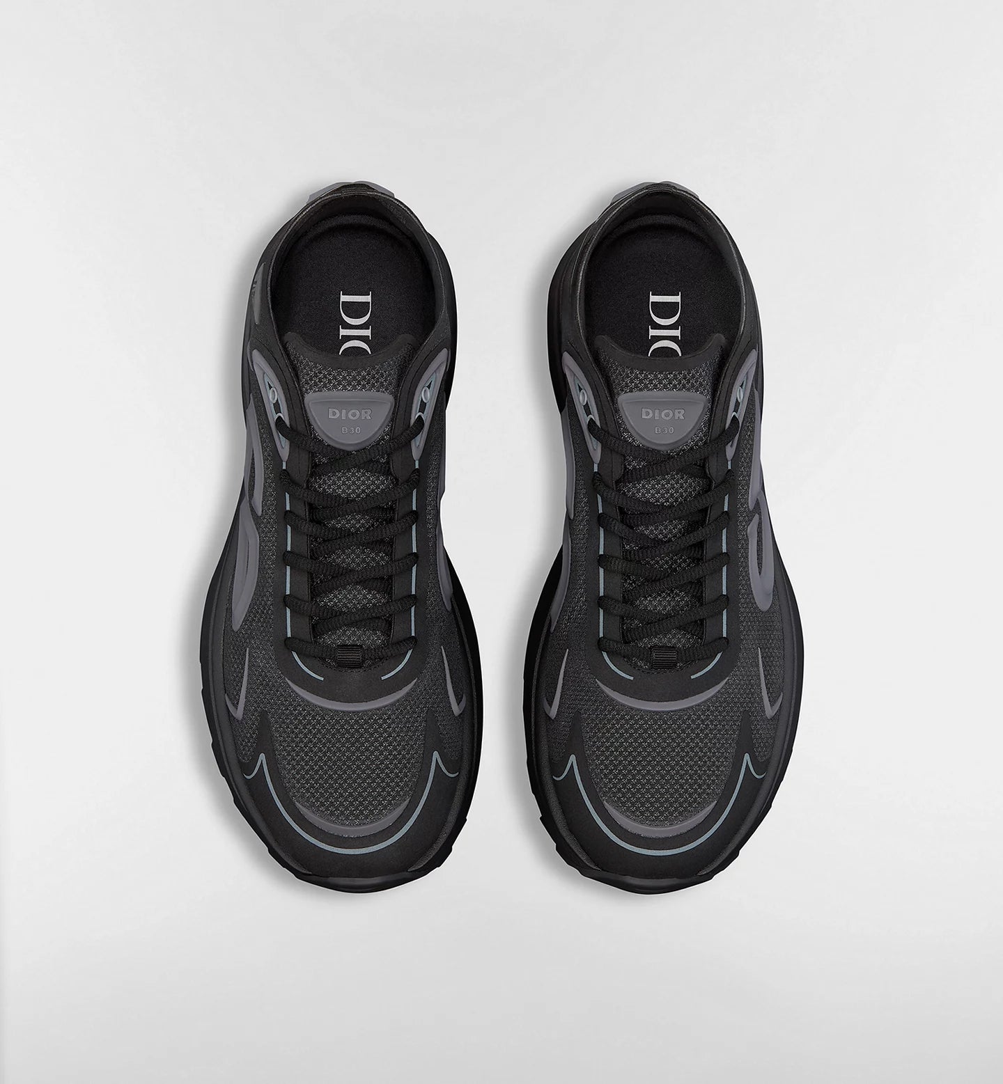 Dior B30 Countdown Tech Sneaker in Black