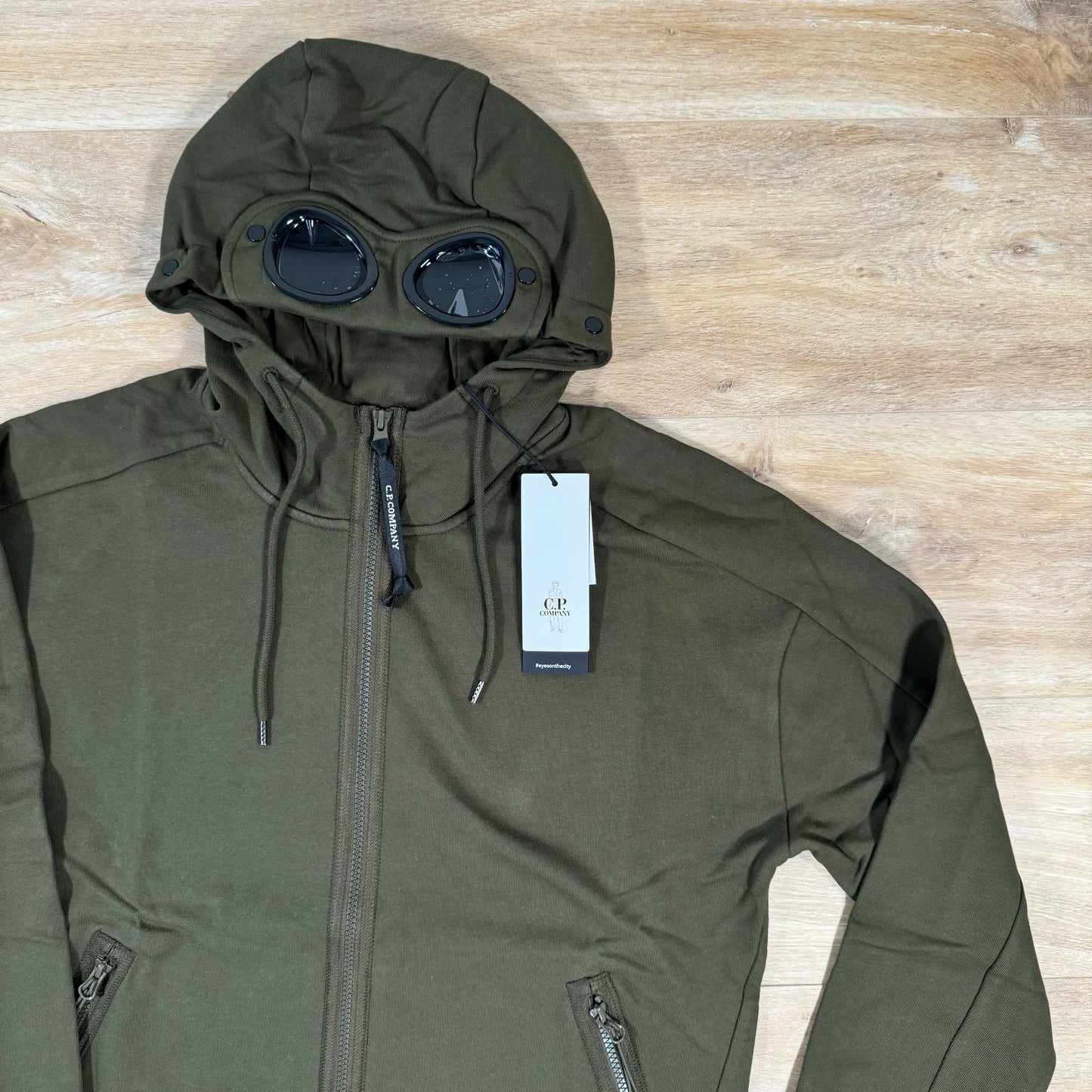 Ivy Green Cp Company Soft Shell Green Company Diagonal Raised