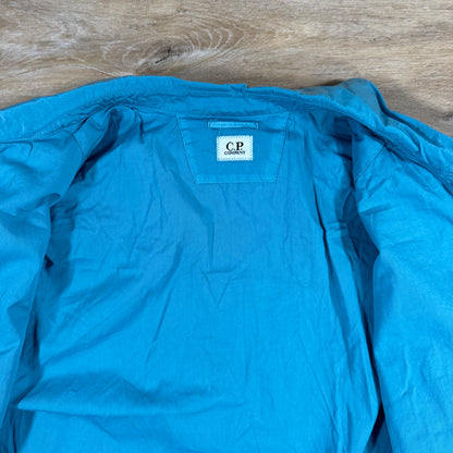 C.P. Company Chrome-R Lens Overshirt in Aegean Blue