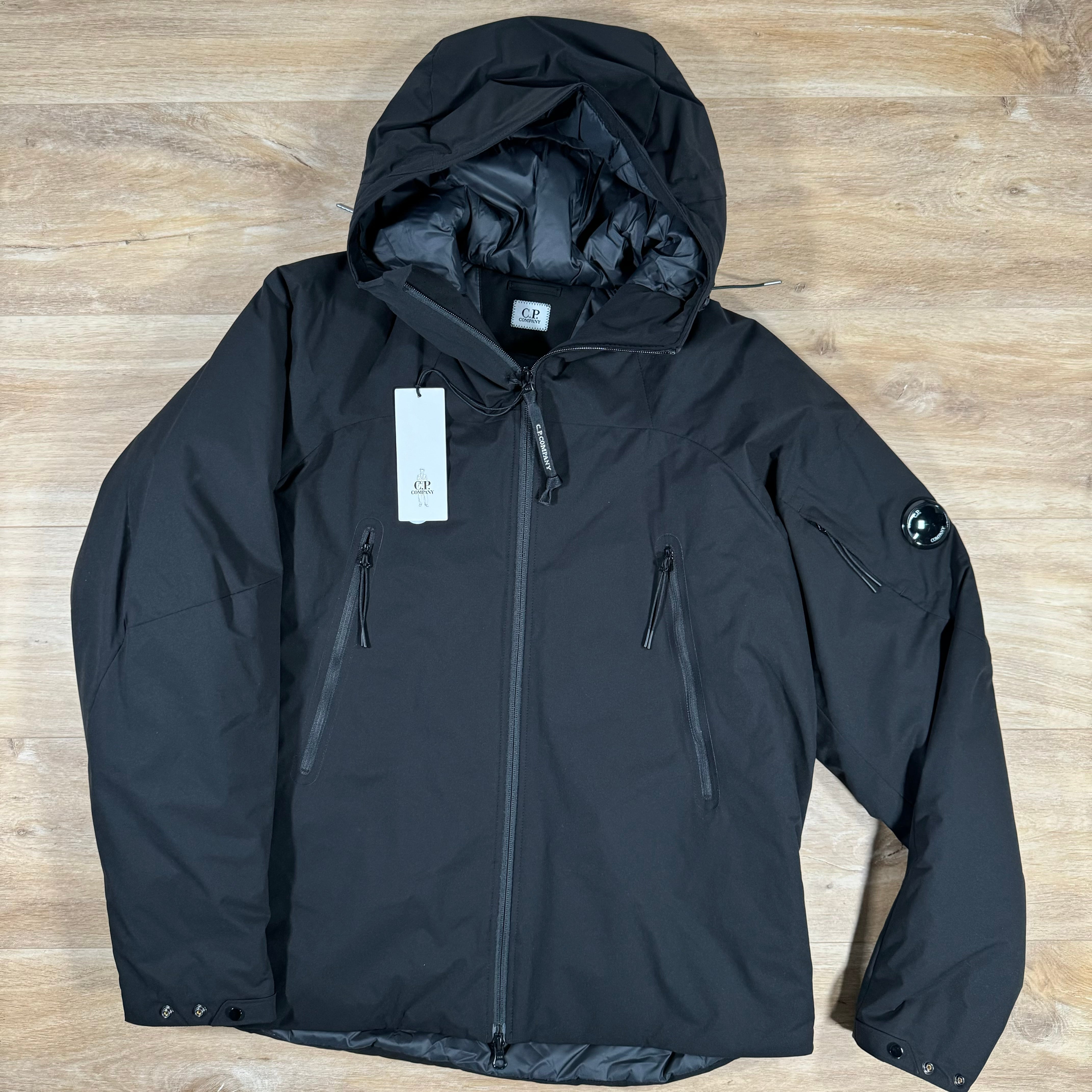 C.P. Company Pro Tek Lens Jacket in Black LABEL MENSWEAR