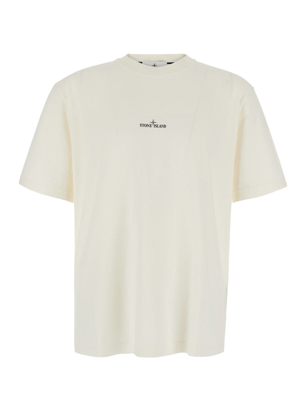 Stone Island 'Desert' Print T-Shirt in Ivory