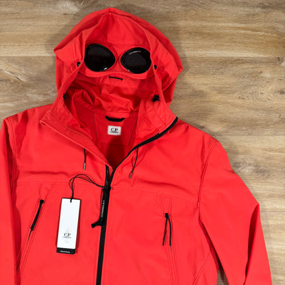 C.P. Company Shell-R Goggle Jacket in Poinciana Orange