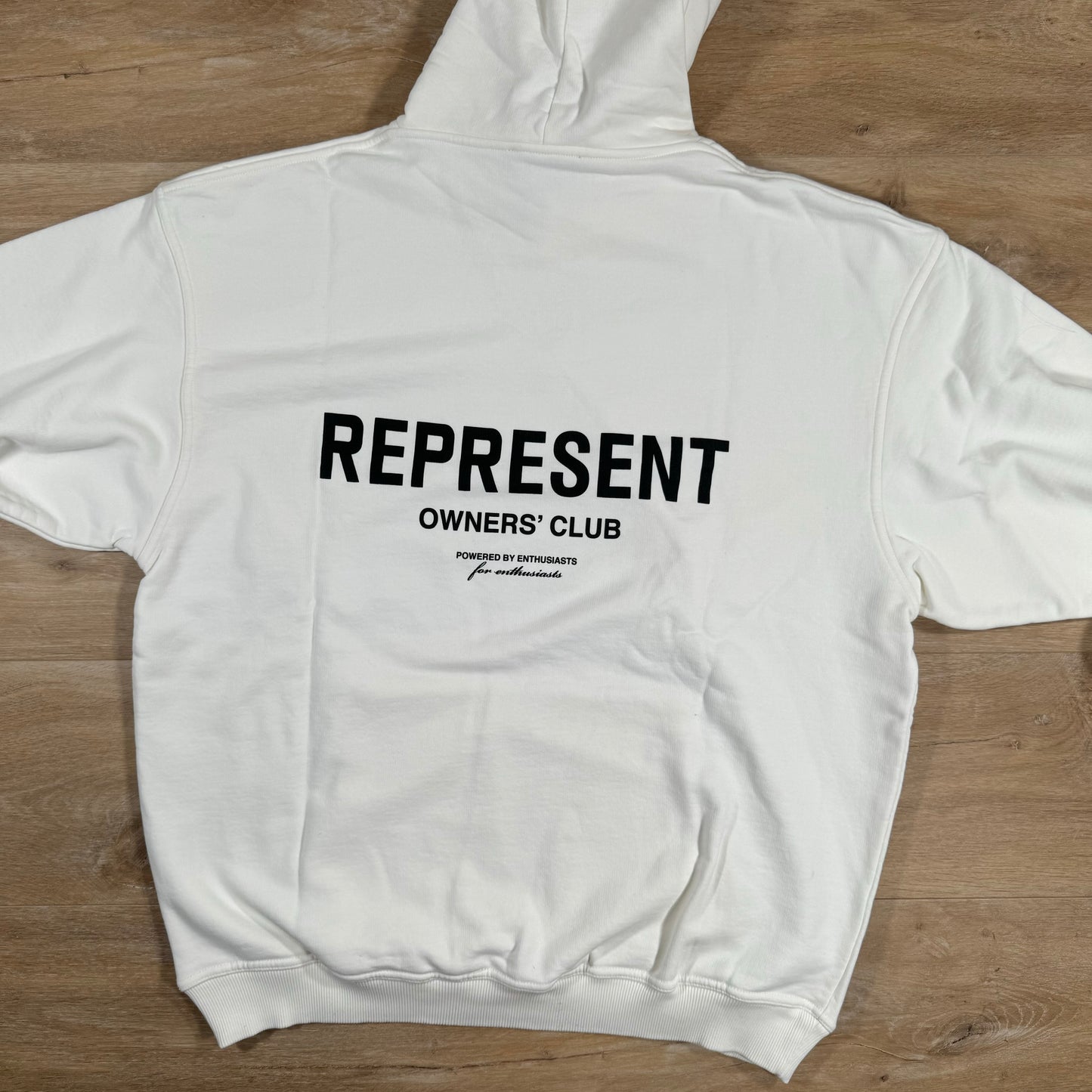 Represent Owners Club Hoodie in Flat White