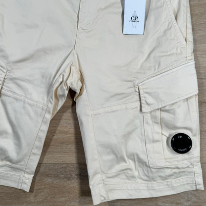 C.P. Company Stretch Cargo Shorts in Pistachio Shell