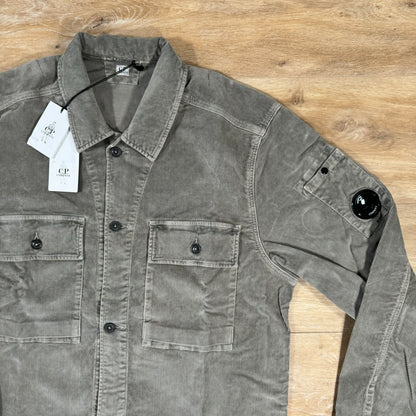 C.P. Company Corduroy Lens Shirt in Walnut