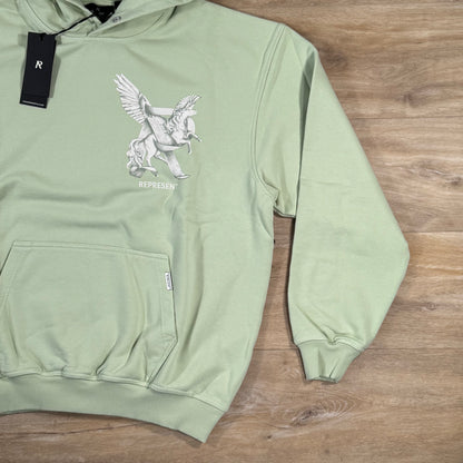 Represent Elegance In Motion Hoodie in Matcha