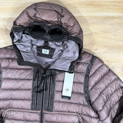 C.P. Company D.D. Shell Goggle Down Jacket in Purple Dove