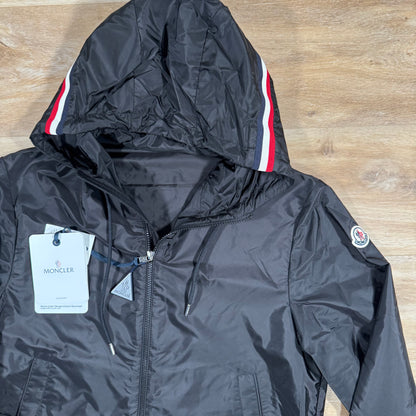 Moncler Grimpeurs Hooded Windbreaker in Black